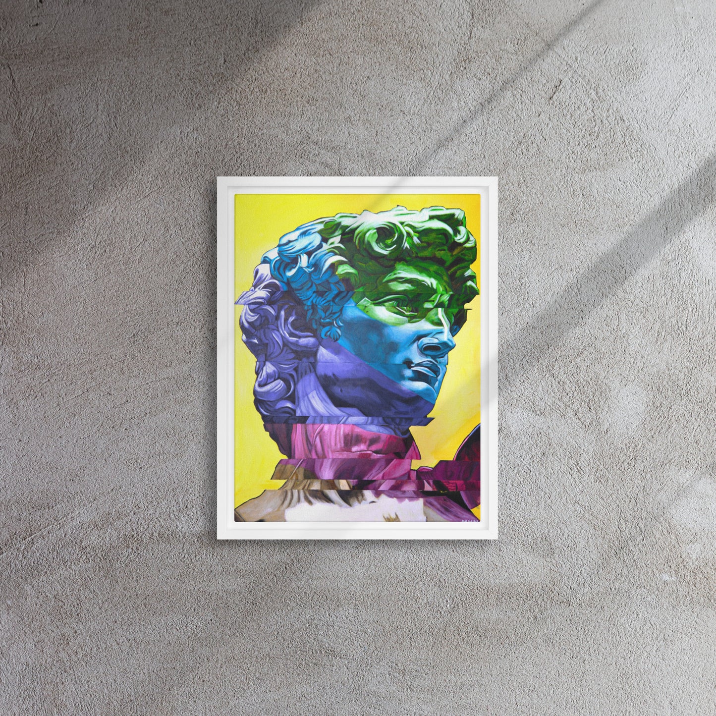 Broken Materials - Origineel schilderij bedrukt op ingekaderd canvas - NHN Artworks
