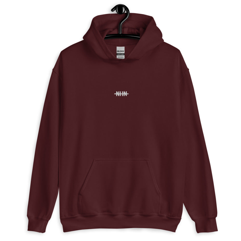 NHN Uniseks hoodie met geborduurd logo - NHN Artworks