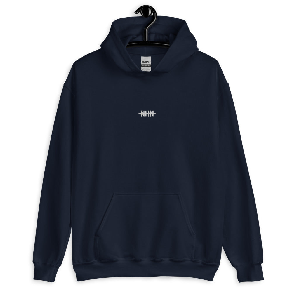 NHN Uniseks hoodie met geborduurd logo - NHN Artworks