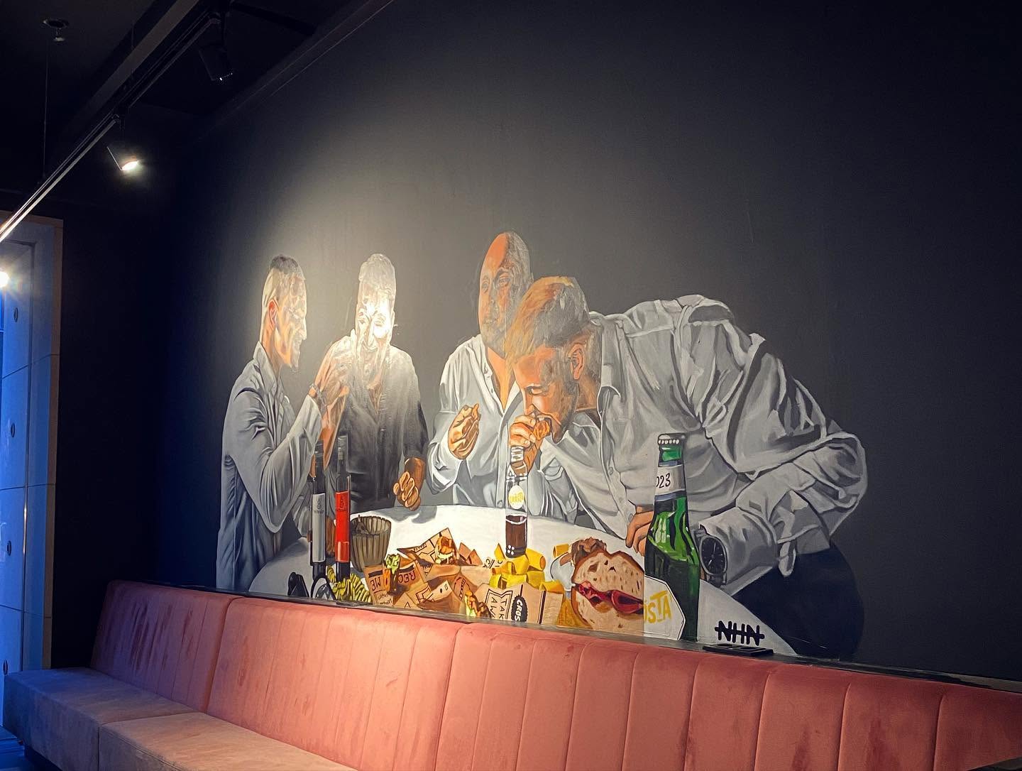 Muurschildering voor horeca en retail